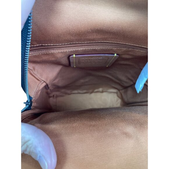 Coach Mens Signature brown black Canvas Leather Sling Pack Bag SKU 9121 - Picture 13 of 16